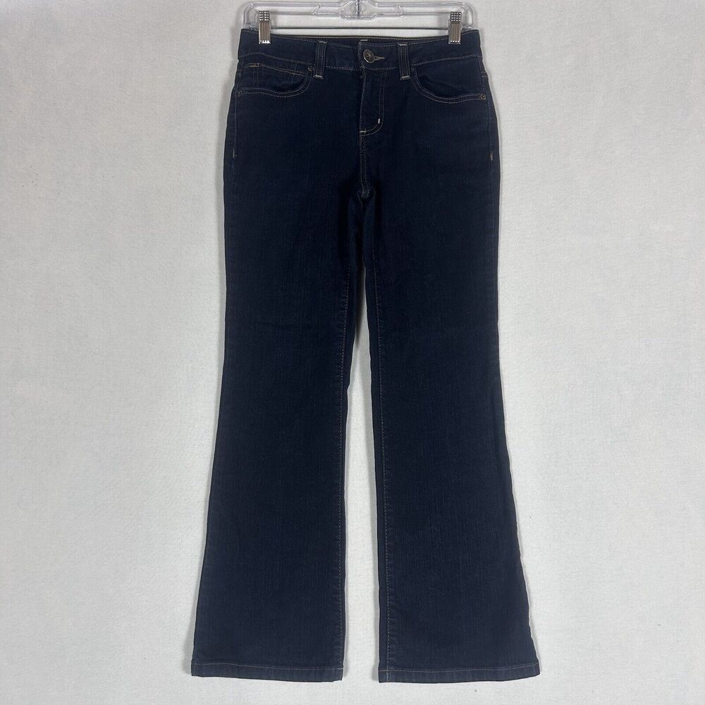 DKNY Jeans City Bootcut Denim Womens Size 2R Blue Cotton Blend Mid Rise 5-Pocket